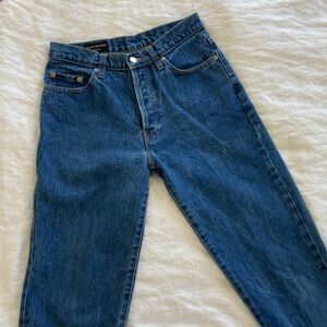 Size 27 Banana Republic high rise button fly jeans